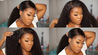 Hair Stylist Approved Swiss Lace Frontal - Kinky Curly Wig Ft Ronnie Hair