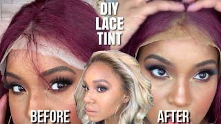 Lace Too Light? Perfect Diy Lace Tint Spray | Wine N Wigs Wednesday | Alwaysameera