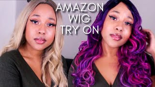 Trying On Cheap Amazon Wigs