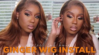 Ginger Wig Install + Soft Curls| Incolorwig