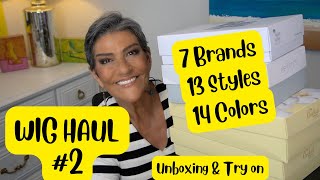 Wig Haul #2 | Unboxing & Try On | 7 Brands, 13 Styles, 14 Colors