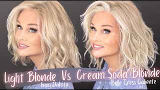 Twin Wig Styles? | Envy Dakota Light Blonde | Belle Tress Caliente Cream Soda Blonde | Compare!