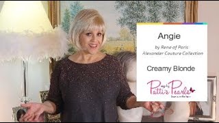 Wig Review:  Angie By Rene Of Paris In Creamy Blond
