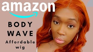 Body Wave Affordable Amazon Wig/Orange Lace Wig Human Hair 13X4 Body Wave With Baby Hair Pre-Plucked