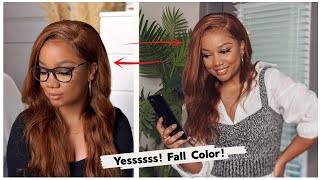 It'S The Color For Me! Fall Chestnut Brown Lace Front Wig!  Alipearl Hair