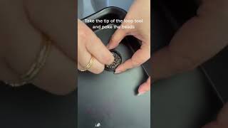 Hair Extensions Hack - How To Quickly Load Up The Loop Tool With Silicone Beads For Hair Extensions