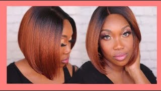 Perfect Bob For $30?!  Bobbi Boss Synthetic Hair 4X4 Hd Frontal Lace Wig  Mlf441 Levi |Misskhrissy