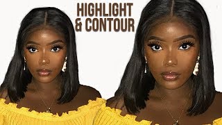 Highlight And Contour Routine Updated + Tips - Woc Dark Skin Friendly
