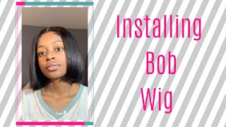Watch Me Install | Lace Closure Bob Wig Ft. Cheetah Beauty Hair