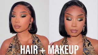 Sultry Olive Soft Glam | Celie Hair Co.