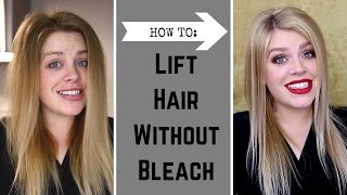 Using Color To Lighten Hair