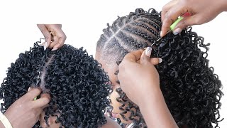  This Took Less Than An Hour / Curly Crochet Hair Styles You Will Like To Try Now