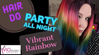 Hairdo Party All Night Wig Review | Vibrant Rainbow | Trista'S Tresses