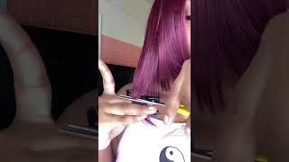 Cutting Lace Frontal Into A Bob#Bobwig#Lacefrontal#Transitionvideo