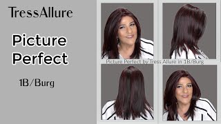 Tressallure | Picture Perfect | 1B/Burg | Wig Review | Dynamic Brunette