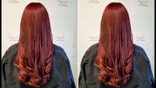 How To: Red Color Fusion Hair Coloring Technique | Hair Coloring Tips & Tricks