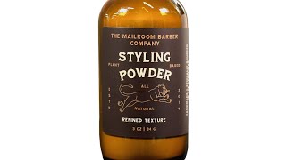 The Mailroom Barber Styling Powder -- Hair Coke