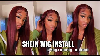 I Bought A Shein Wig | Review + Coloring, & Styling Pt 2