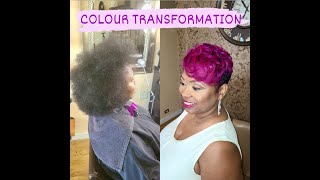 Step By Step Fusion Pink Hair Transformation