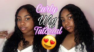 How To: Install Closure Wigs *Easy + Wet Look Tutorial | Ft. Hermosa Deep Wave Hair