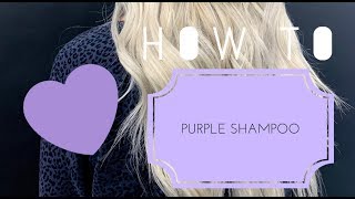 How To Purple Shampoo Extensions!
