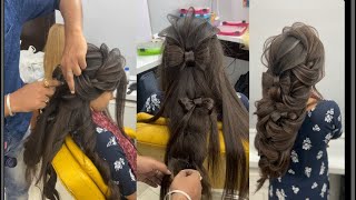 Hairstyle For Long Hair || International Hairstyle || Level 3 || Braid Look Hairstyle || Delhi ||