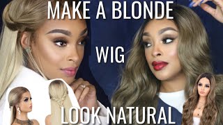 How To Make Blonde Wigs Look Natural On Melanin Skin
