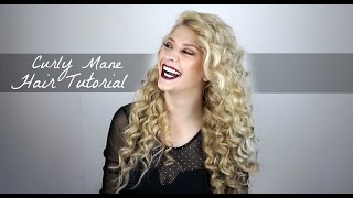 Curly Mane Hair Tutorial: Ft. Zala Hair Extensions
