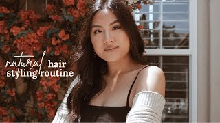 How I Style My Untouched Straight Korean Hair That Never Holds Curls Without Crunchy Hairspray