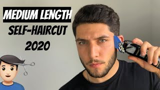 Medium Length Self-Haircut Tutorial 2020 | How To Cut Your Own Hair
