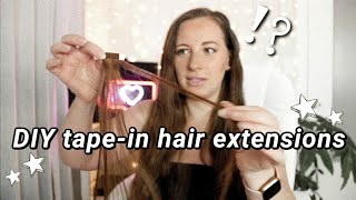 How To Install Tape In Hair Extensions In 5 Min (Simplest) 2020 | Lilyhair