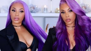 Diy Purple Ombre Hair Tutorial | Let'S Color This Wig