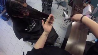How To Do Lob Haircut - Easy Medium Haircut