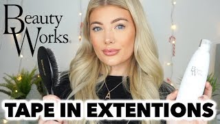 Beautyworks Tape In Extentions, What You Need & Want To Know, Review And Application | Amy Coombes