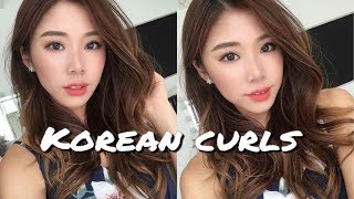 Natural Korean Waves / Curls Hairstyle | Mongabong