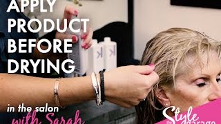 How To Apply Hair Product Like A Stylist // In The Salon