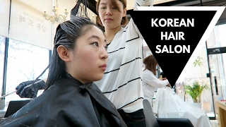 Korean Hair Salon Coloring/Dyeing Experience!