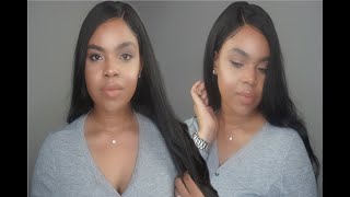Out The Box | Luvme Hair 180% Density Body Wave Lace Frontal |Glueless Install & Review| Mommy Proof