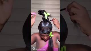  Wooow Watch How She Killed This Barbie Ponytail Using Frontal #Barbieponytail #Frontalponytail