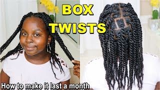 Individual Box Twists Braids On Natural Hair Without Extensions | Discoveringnatural