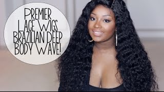 Premierlacewigs.Com | Brazilian Deep Body Wave Lace Wig