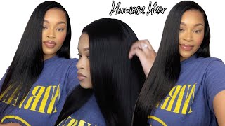 Sleek Side Part! Install And Style Ft Hermosa Hair