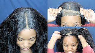 *Bald Cap* Removable Closure Quickweave! Ft. Beauty Forever Hair