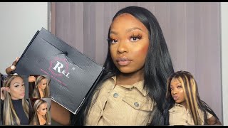 Highlight  Lace Front Rulinda Wig Unboxing| Affordable Aliexpress Wig Review| Part 1
