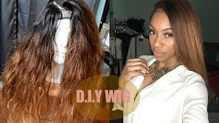 Tutorial: V/ U Part Wig Ft. Aliexpress Hair (Part 2)