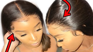 Salon Result: Clean Bleached Knots Hairline! Most Natural Wig|Hairvivi