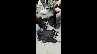 How To Collect Raw Virgin Hair In China