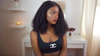 Kinky Curly Lace Front Wig Review | Na Beauty (Aliexpress)  + Wig Sale