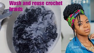 How To Wash And Reuse Crochet Braids