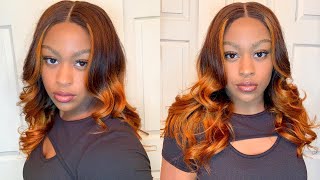 Perfect Hair For Fall Ombre Closure Wig | Unice Hair Amazon Prime